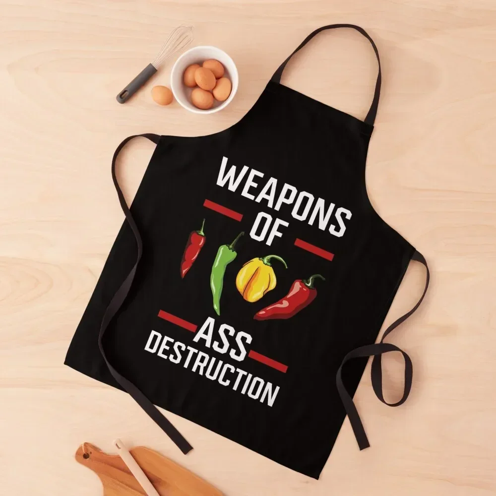 Weapons Of Ass Destruction Chilli Grower Apron Kitchen For Women Kitchen Household Items professional hairdressing Apron