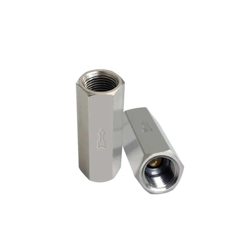 1/8 "1/4" Bsp 1/4 pulgadas 3/8 "1/2 compresor unidireccional hembra retención de aire y agua válvula de retención Vertical de latón CV-01 CV-02 CV-03 CV-04