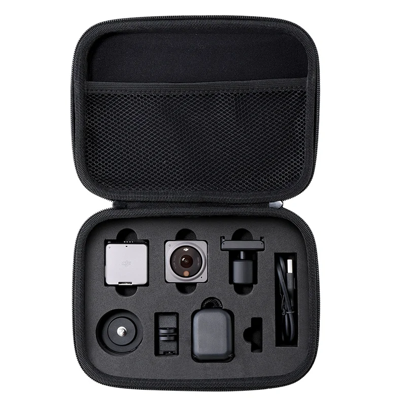 Custodia portatile modulo batteria per fotocamera cavo adattatore magnetico borsa impermeabile in Nylon per accessori per fotocamera DJI Action 2