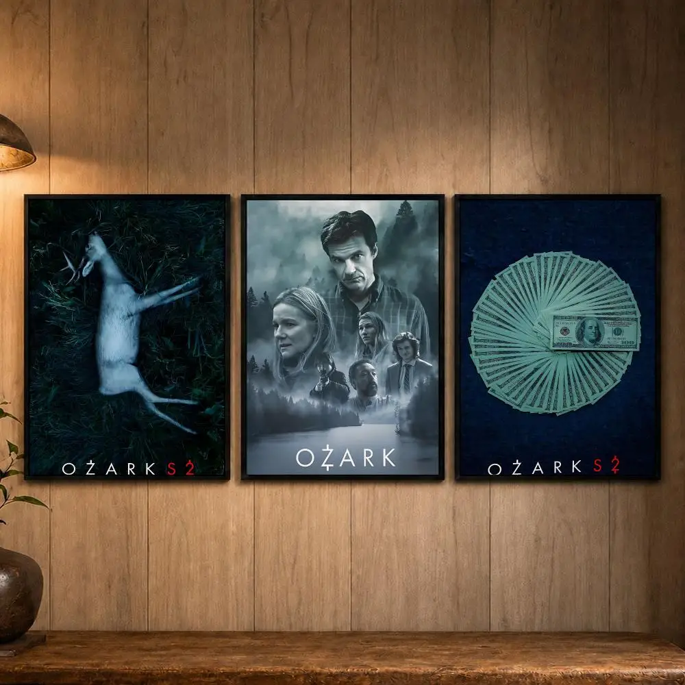 Upgrade Series O-OzarkS Poster Self-adhesive Art Poster Decoracion Painting Wall Art White Kraft Paper Home Decor