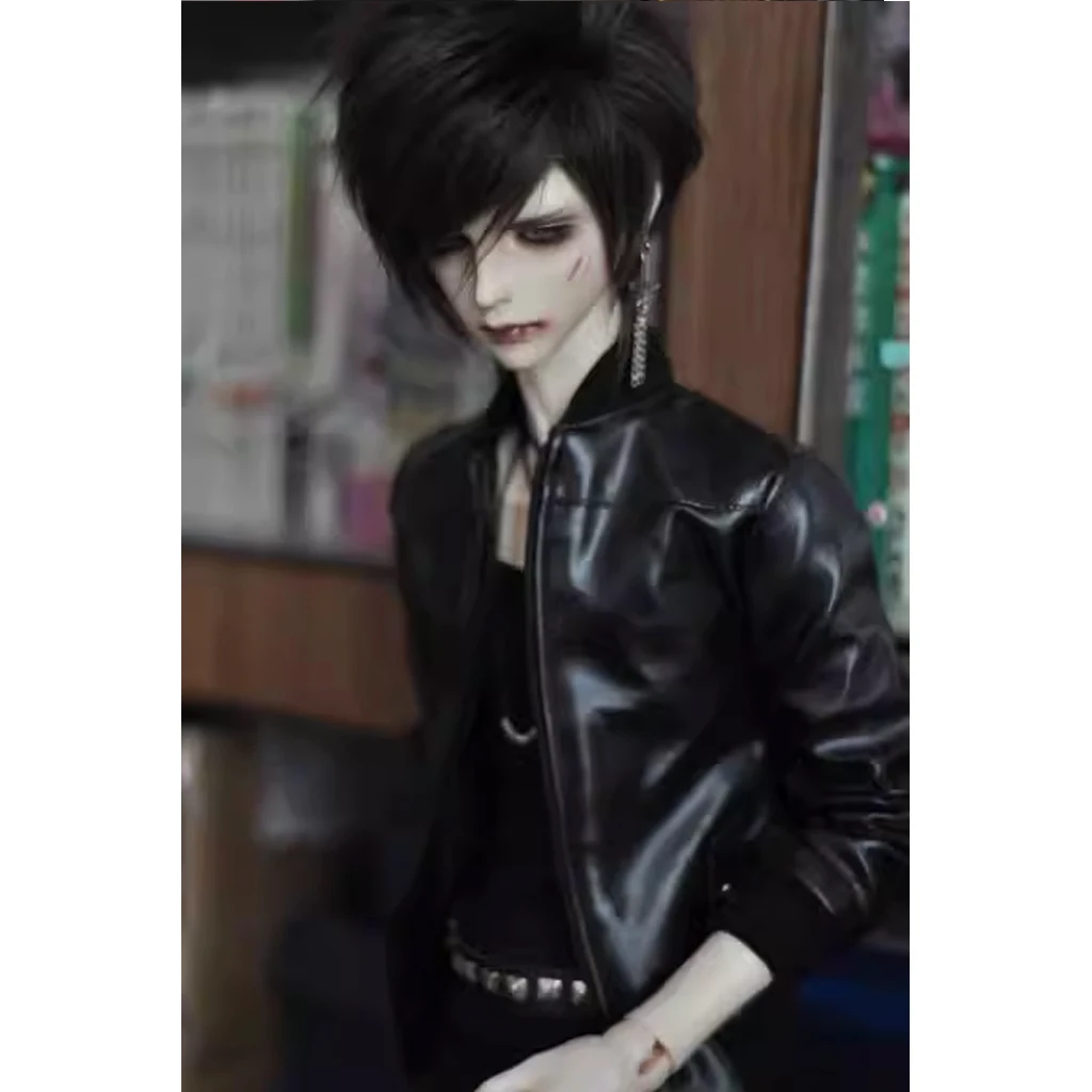 [wamami] 770# Synthetic Leather Jacket/Coat/Suit For MSD 1/4 1/3 SD DZ AOD BJD Doll