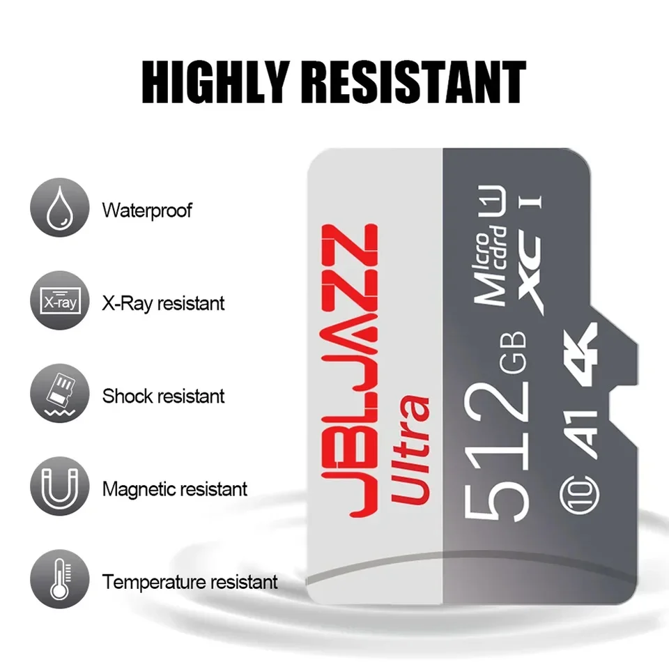 Reliable Quality V30 512GB SD Cards TF Cards Memory Card Micro TF SD Card 256GB Long Lasting 128GB 64GB for Gaming/Phone view 4