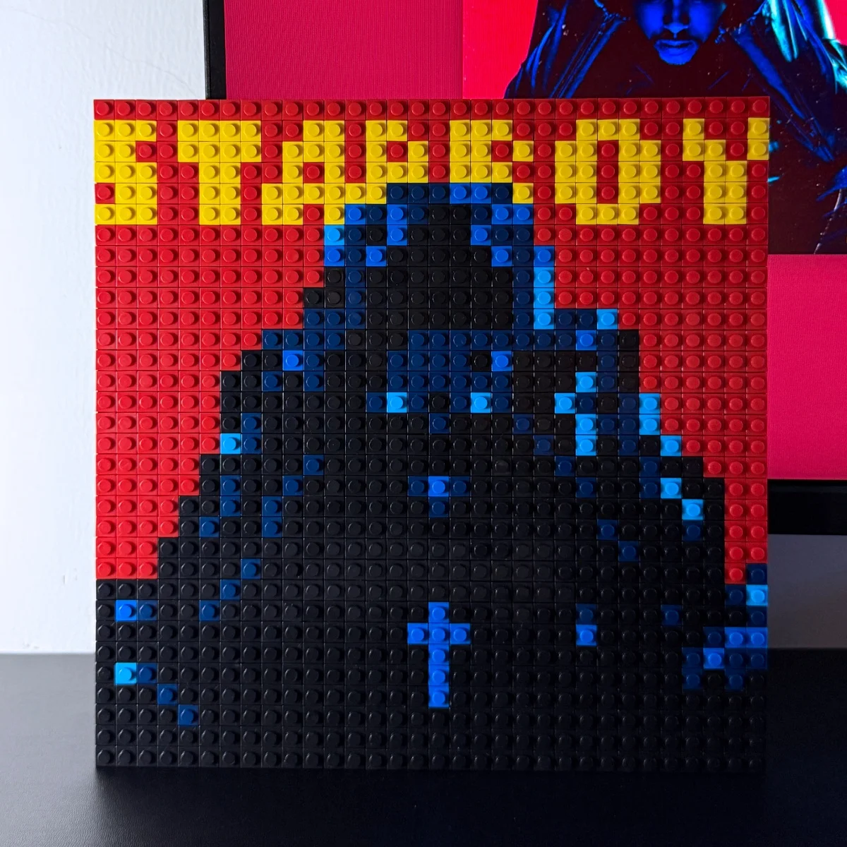 Rap Singer Kanye West Art Poster Pop Music Album Cover Home Wall Decoration Frameless Building Blocks Mosaic Brick Painting DIY