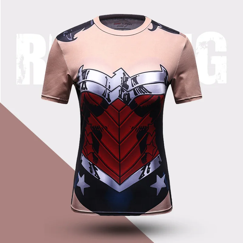 Rashguard T shirt Women MMA Compression Shirts Short Sleeve 3D Printing Sports Boxing T-shirts Bjj Rash Guard Kickboxing Jerseys