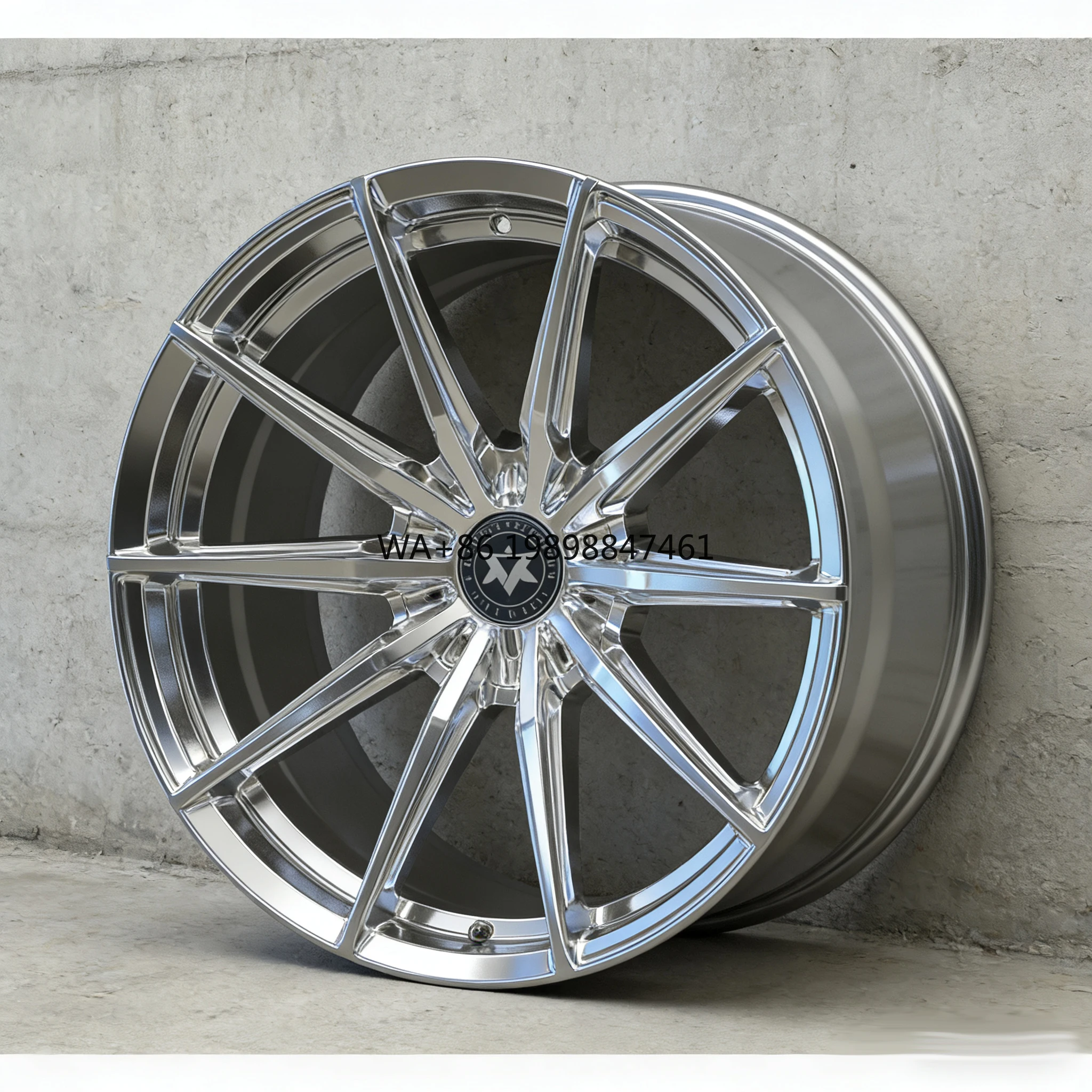 

4 Pieces 5x114.3/120/130 New Chrome Plated Forged 6061 T6 Alloy Concave Wheels 40mm 30mm for Mercedes for Cars