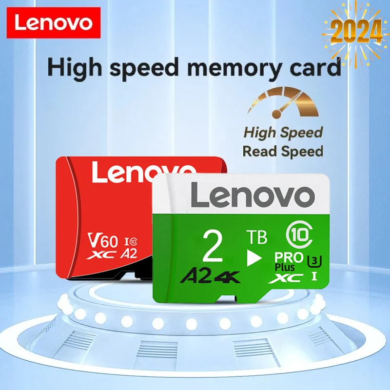 2024 NEW Lenovo 2TB High Speed Memory Card Class 10 Micro TF SD Card 1TB Up To 100MB/S Mini SD Card 128GB For Nintendo Switch