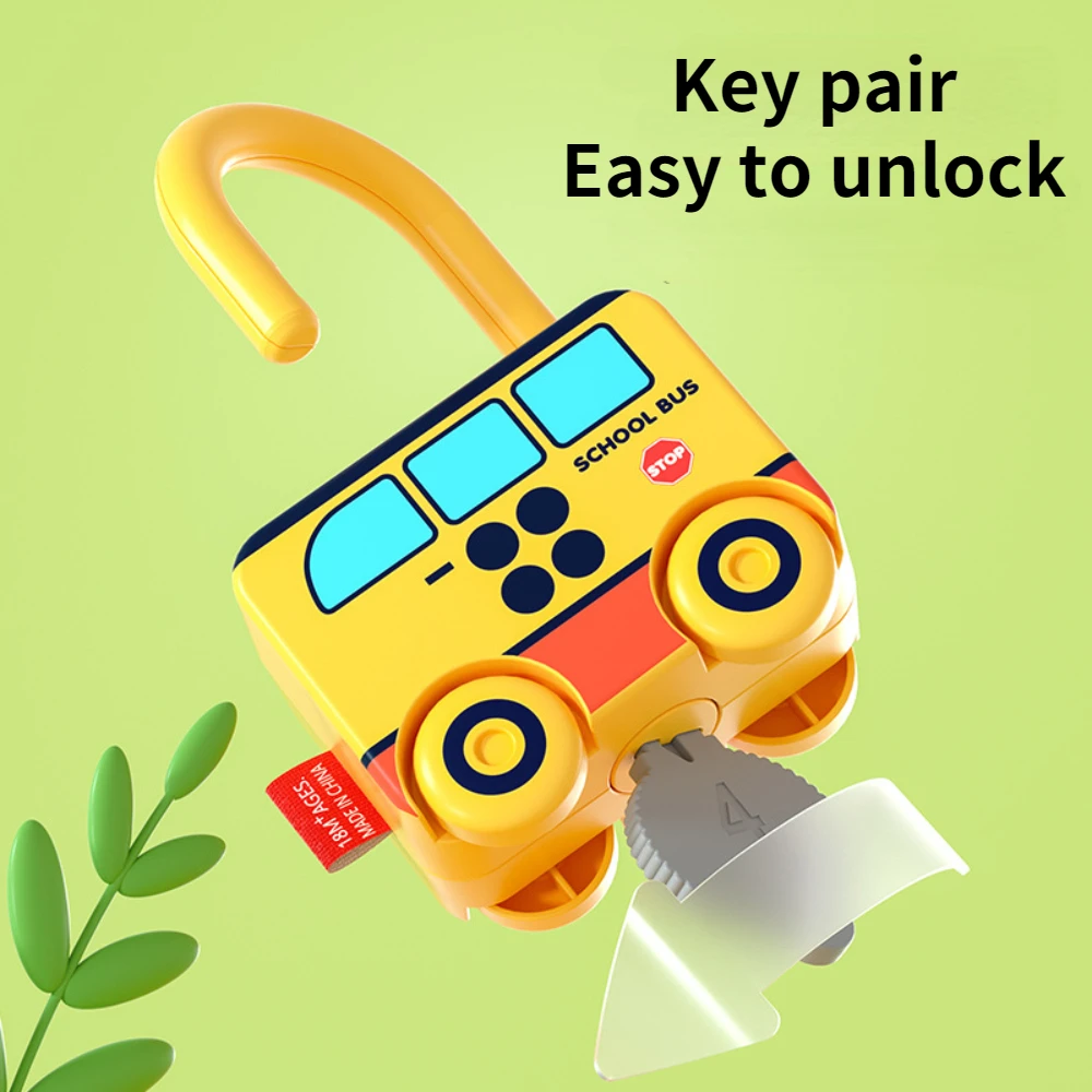Nummer Match Lock Speelgoed Autospellen Montessori Educatief speelgoed Kinderen leren slot met sleutel Treinspel voor kinderen Vroege onderwijshulpmiddelen