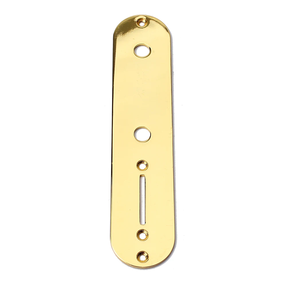 

Line Iron Plate Guitar Repair Parts Wiring Cover Switch Glossy Control Cavity Golden