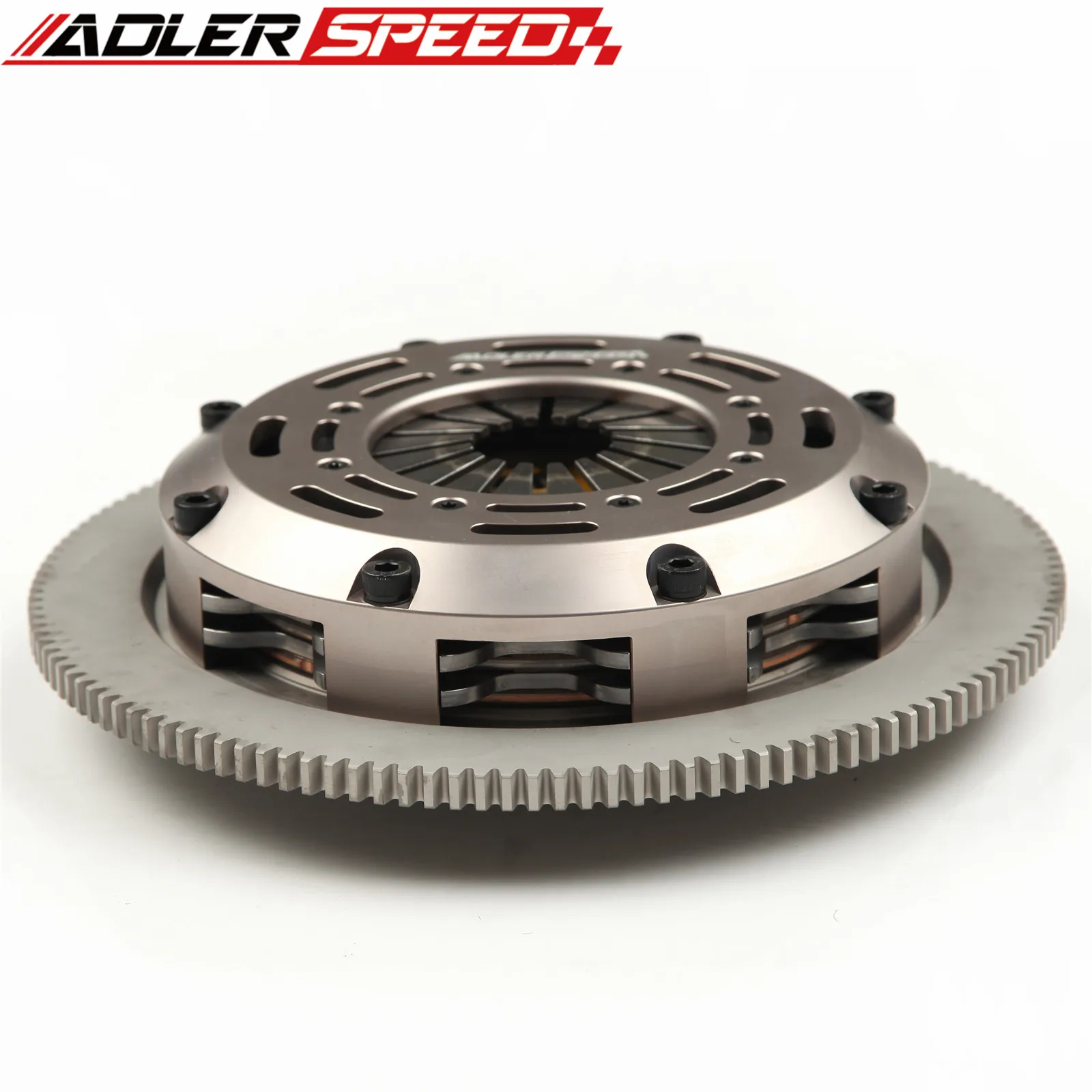 

ADLERSPEED SPRUNG CLUTCH TWIN DISC & FLYWHEEL For 2000-2006 AUDI TT QUATTRO 1.8T 1.8T fits both 5 and 6-speed