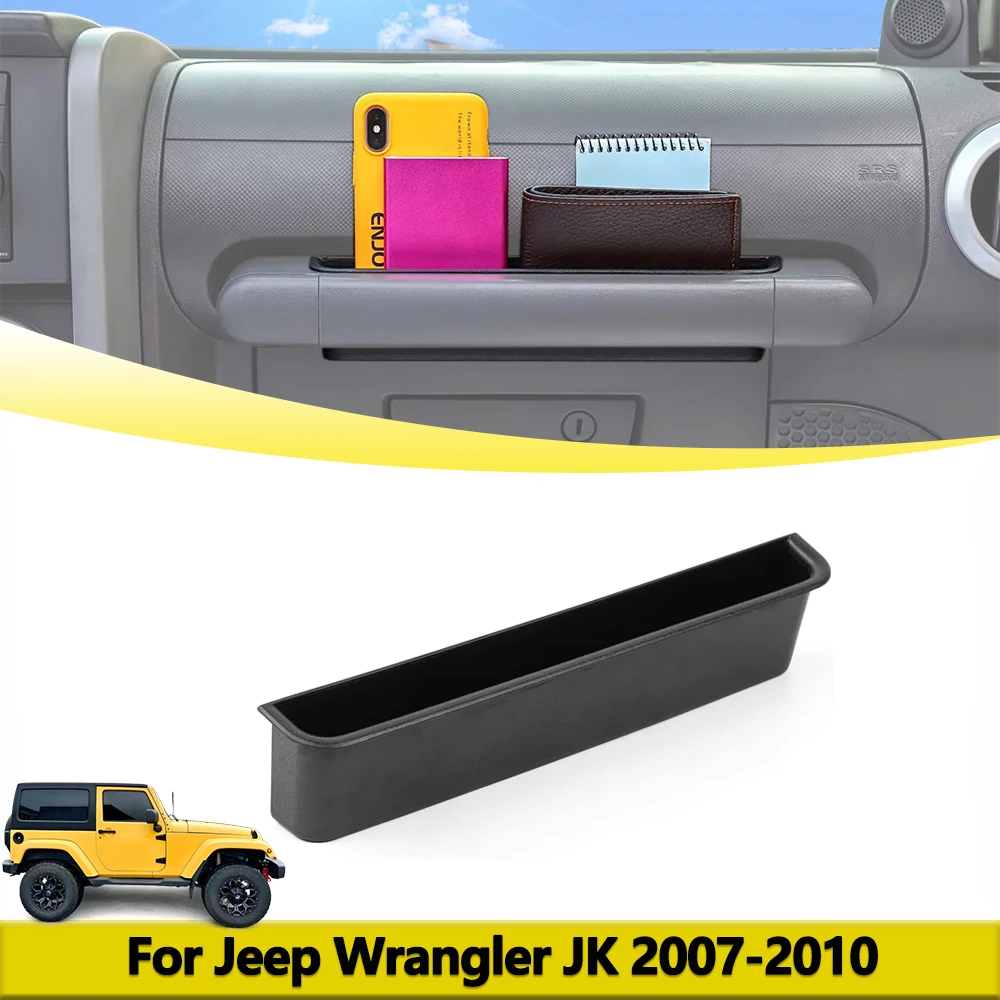 

Grab Tray Interior Storage for Jeep Wrangler JK Passenger Grab Handle Storage Tray Fits 2007 2008 2009 2010 Interior Accessories