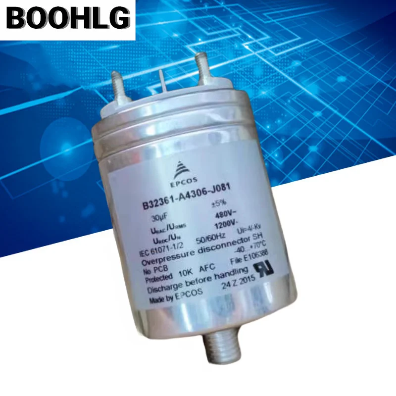 1PCS EPCOS B32362-A4306-J080 30UF 480VAC 1200V tube amplifier oil-immersed capacitor