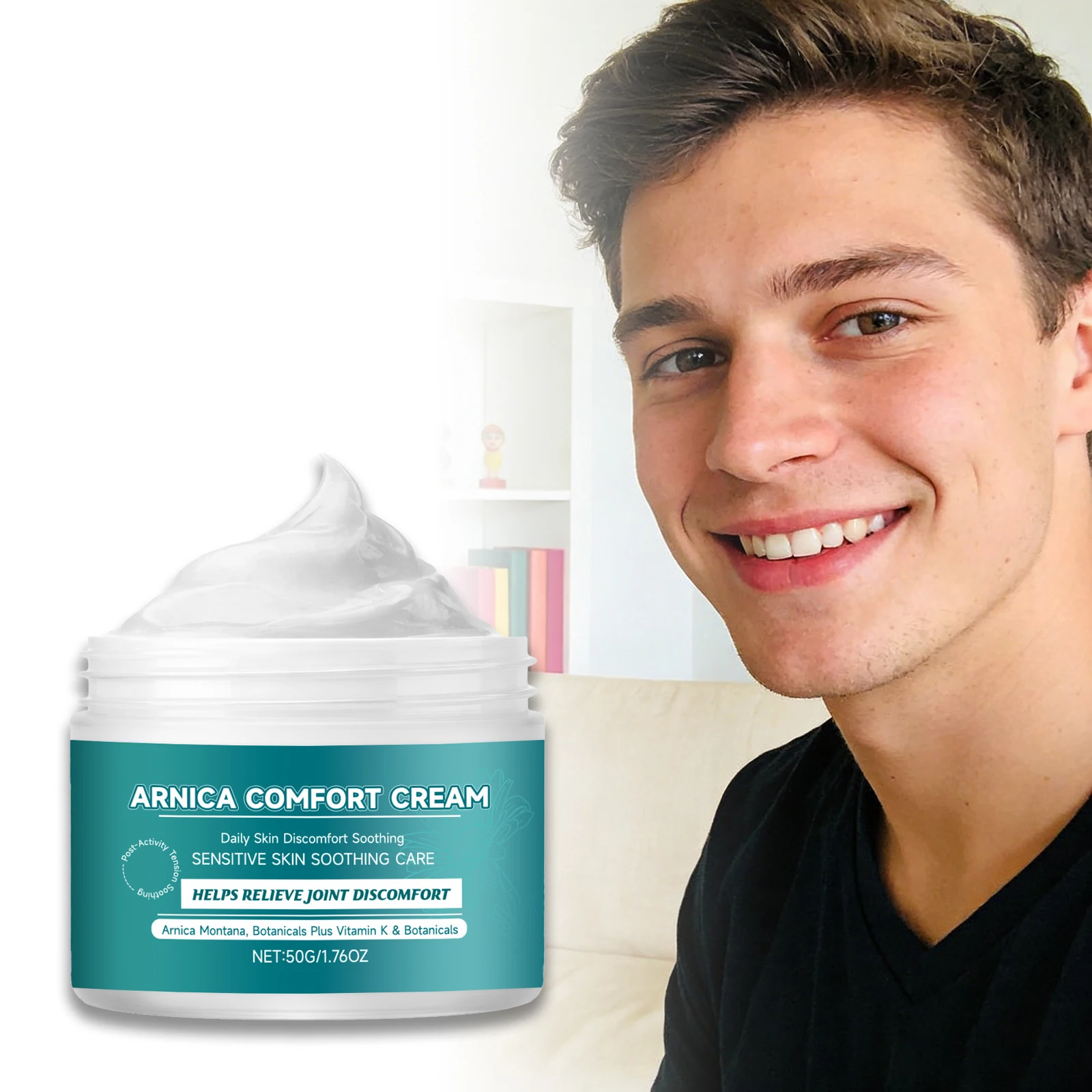 

Herbal Skin Comfort Cream Soothe Skins Relieve Muscle Tension Improve Joint Discomfort Repair Skins Barrier Skin Soothing Cream