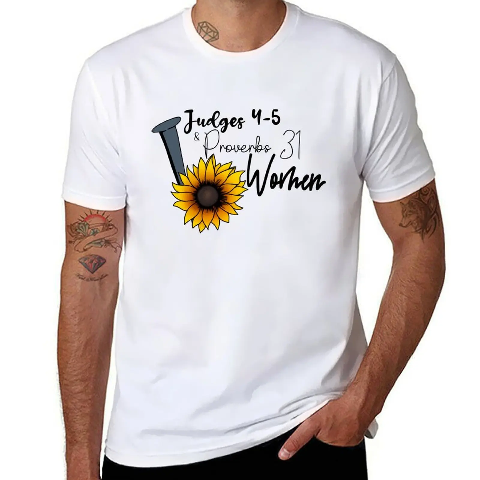 

Judges 4-5 & Proverbs 31 Woman T-Shirt man t shirt graphic t shirt man cotton anime t shirts oversize T-Shirt