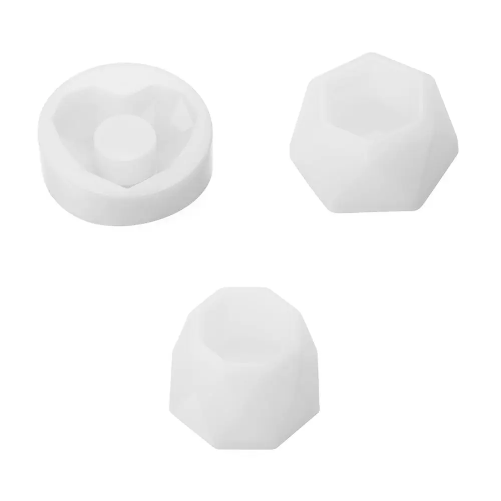 Ozdoby do domu sześciokątny kubek odlewanie rzemiosło żywiczne żywicy kryształowej foremka żywicy epoksydowej forma soczysta doniczka silikonowa