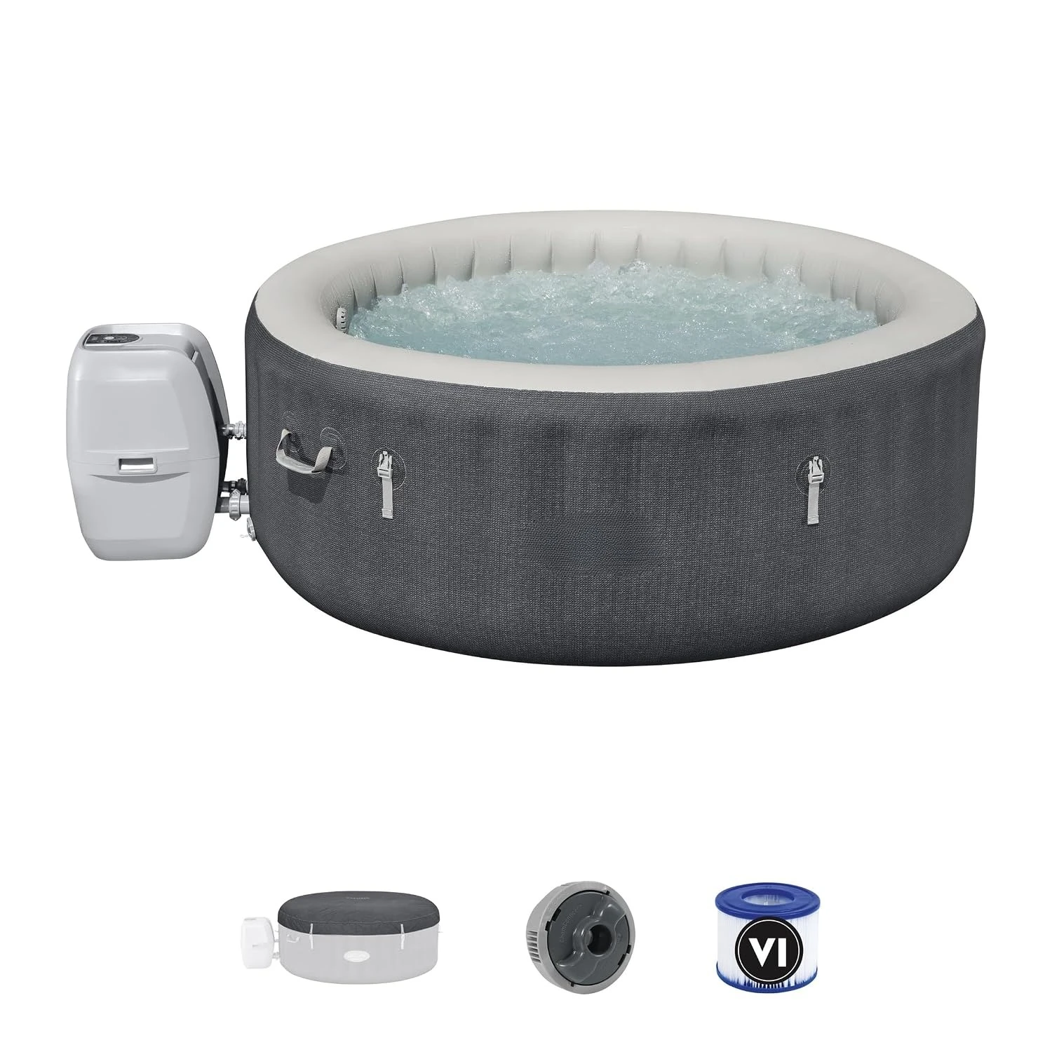 2-4 Person Round Inflatable Ho - Inflatable Hot Tub ulasan dan harga