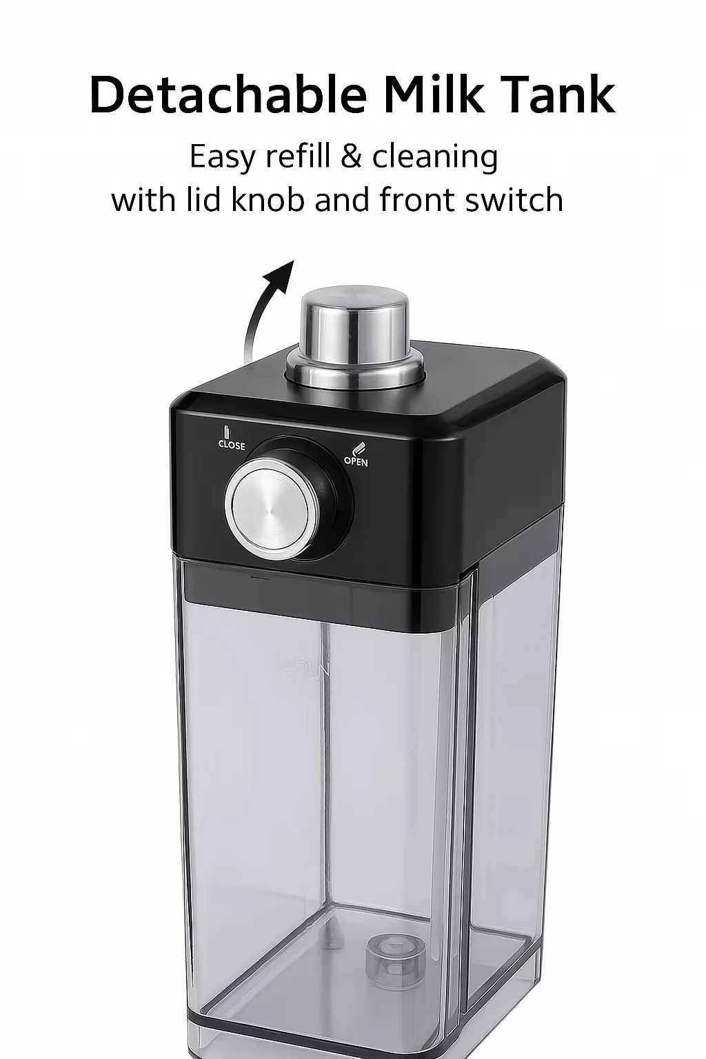 CAFOVO E001 ماكينة اسبريسو 15 بار 9 برامج بلمسة واحدة مع خزان حليب قابل للفصل للمنزل ماكينة صنع القهوة الأوتوماتيكية 220 فولت 110 فولت #3