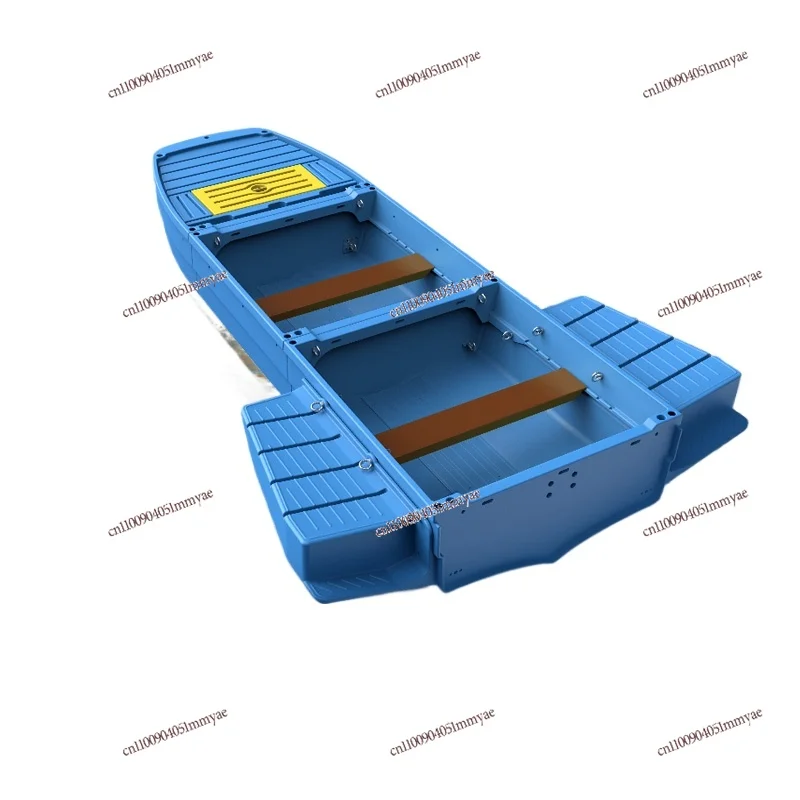 Portable Boat, 2-3 Person Foldable Stackable Fishing & Pleasure Craft, Easy to Transport and Store for Outdoor Water Activities