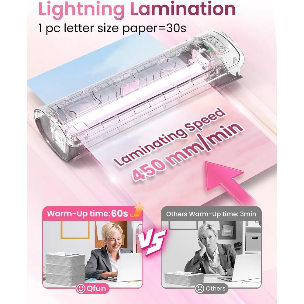 

Thermal Laminator Machine 13 Inch A3 Size with Laminating Sheets 11x17 Portable Laminator for Teachers Office Use