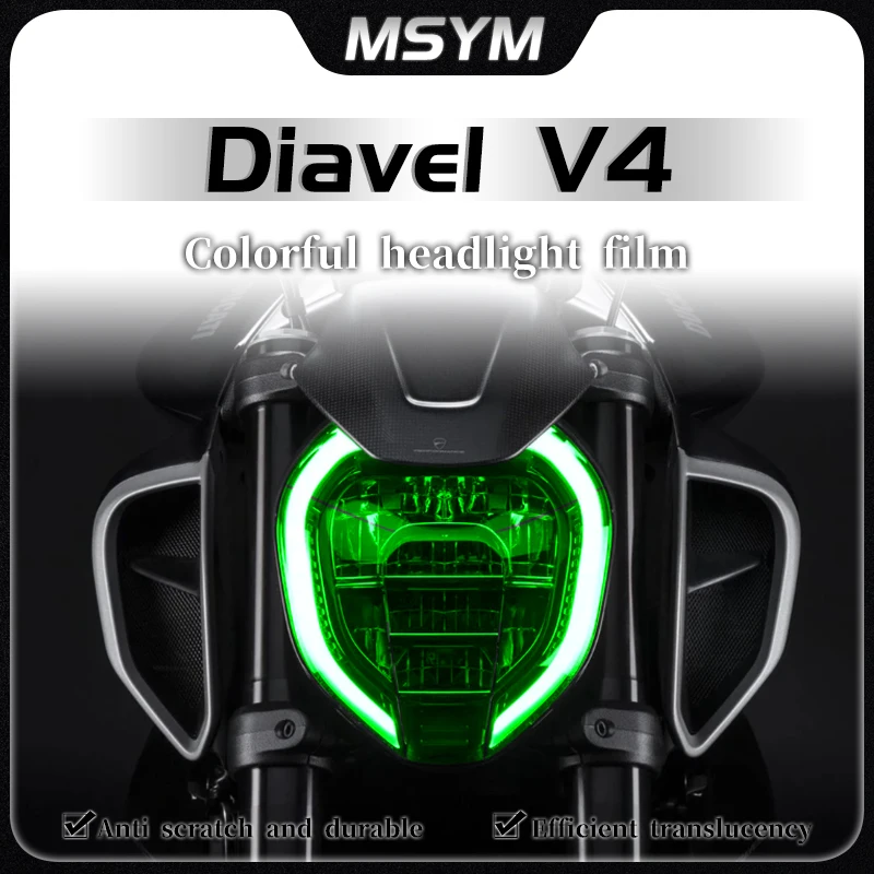 

For Ducati Diavel V4 V 4 2023 Headlights taillights instrument panels transparent protective stickers accessories