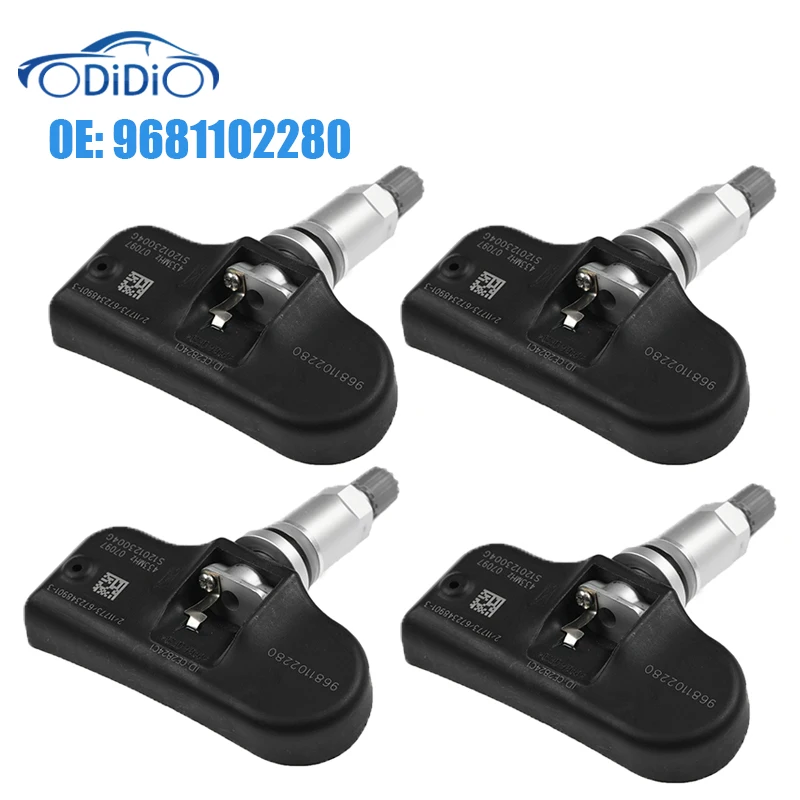 9681102280   Czujniki ciśnienia w oponach 433 MHZ 9634866180   Do Peugeot 207 208 307 407 408 1007 2008 3008 Do Citroen C4 C5 C6 C8