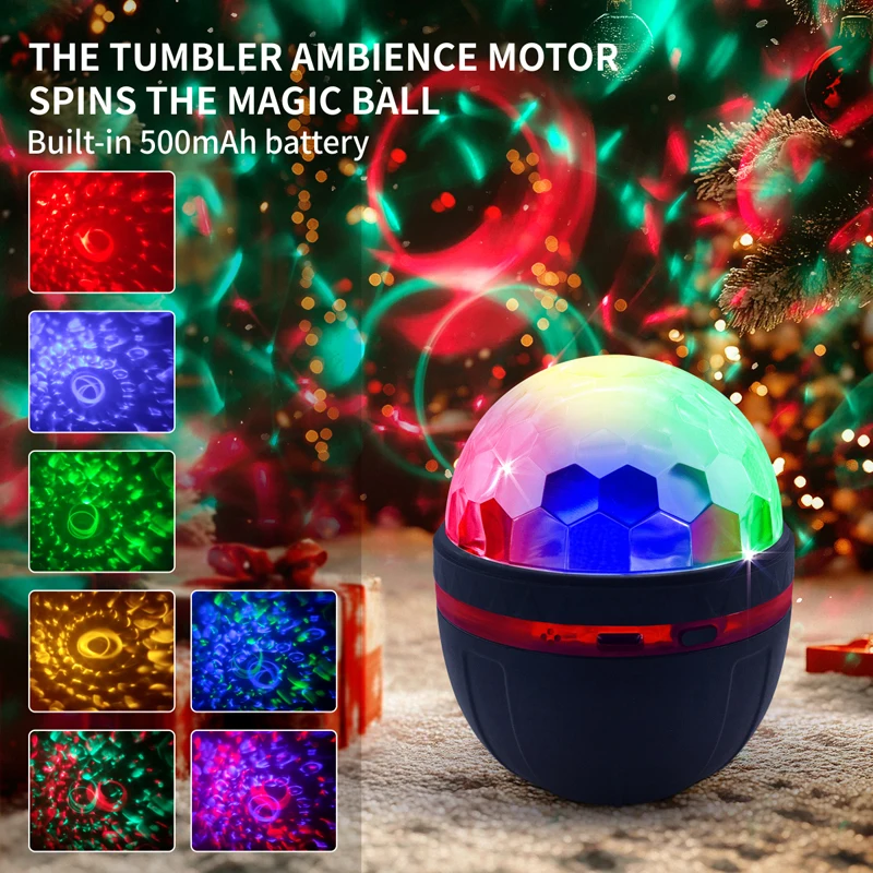 

Проектор звездного неба, проектор галактики, проектор водных волн для спальни, ночник, декор для комнаты с 7-цветными узорами