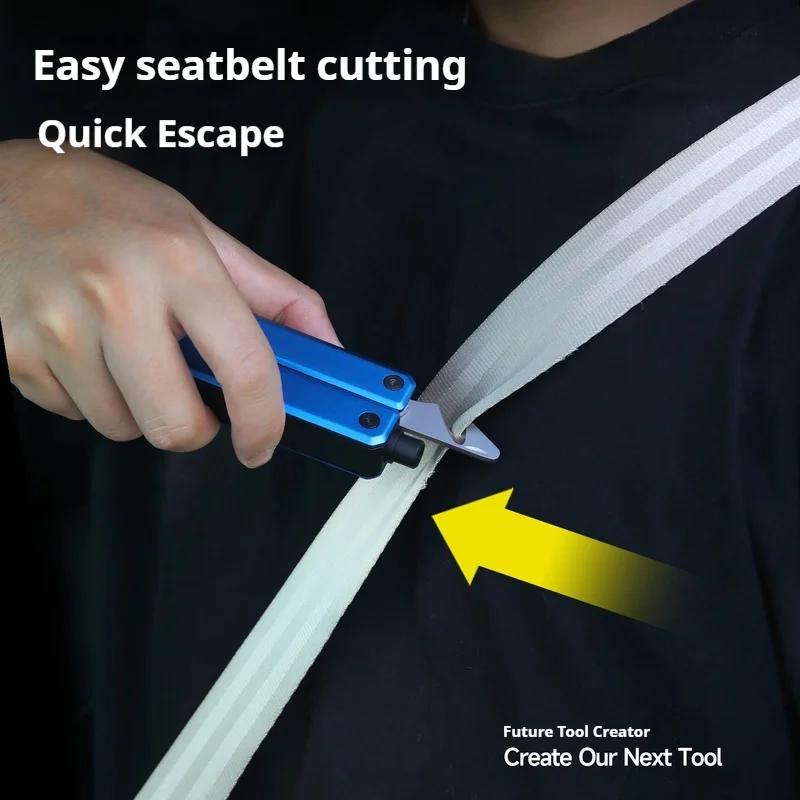 الجوزاء متعددة الوظائف مزيج أداة حزام الأمان القاطع الهروب أداة كماشة الرياح ow قواطع في الهواء الطلق بقاء والعتاد #3