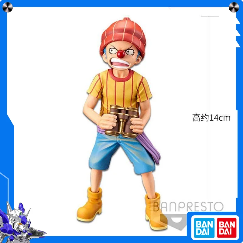 

Bandai Banpresto One Piece The Grandline Дети Детский Багги Полосатый наряд DXF Коллекционная фигурка