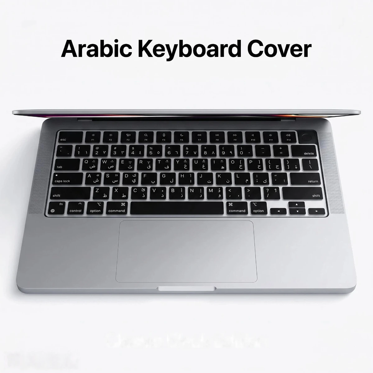 US Multilingual Silicone Keyboard Cover for MacBook Pro 14 16 Air 13 15 Neo 13 A3404-Persian/Russian/Arabic,Office Daily Use