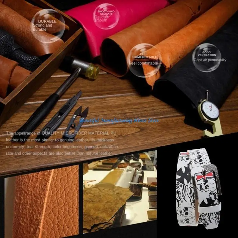 

E56A Street Hiphop Men Belt Women Jeans Belt Pants Belt Fashion Clothing Accessories