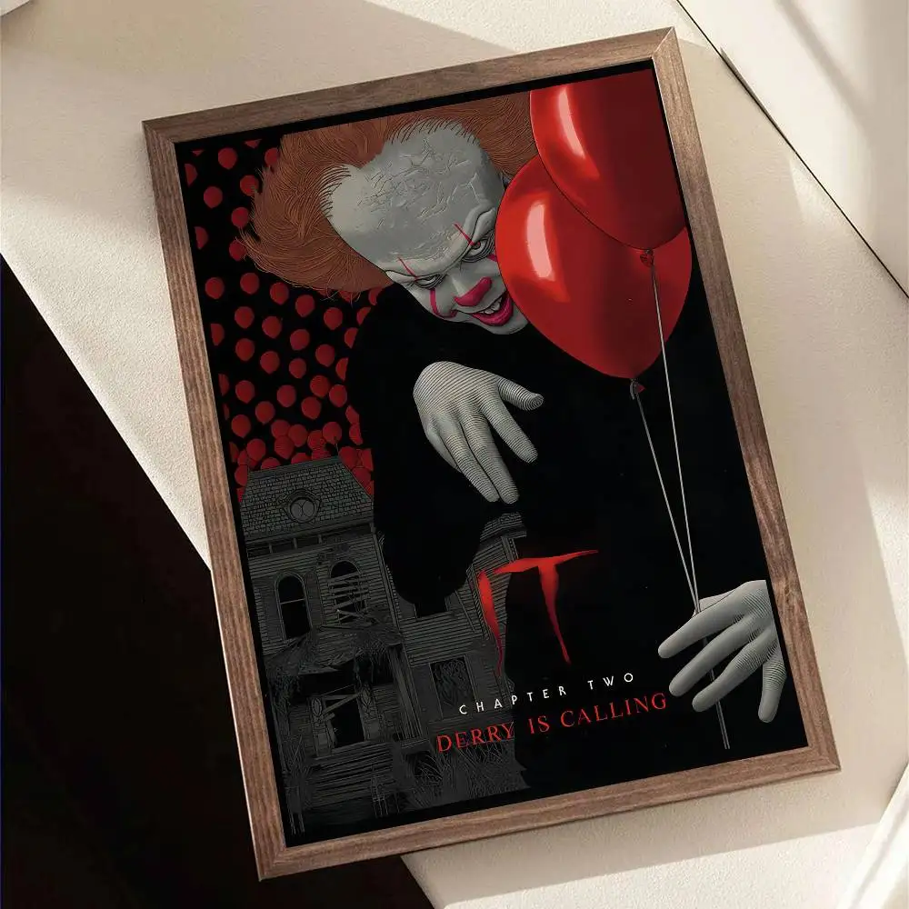 1 قطعة IT It الفصل الأول الرعب المشارك ذاتية اللصق الفن ورقة مقاومة للماء ملصق مقهى بار غرفة جدار ديكور #4