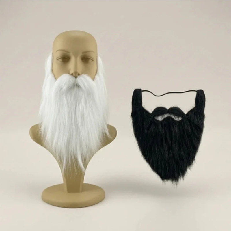 Novelty Long False Beard Costume Accessories Party Supplies Mustaches for Easter Props Adult Stage Performance Festive