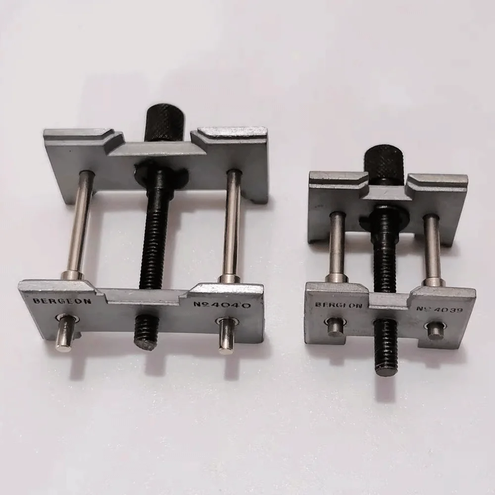 Strumenti di riparazione dell'orologio supporto per movimento supporto per movimento interamente in acciaio supporto per movimento universale Set di piccole e grandi dimensioni di alta qualità