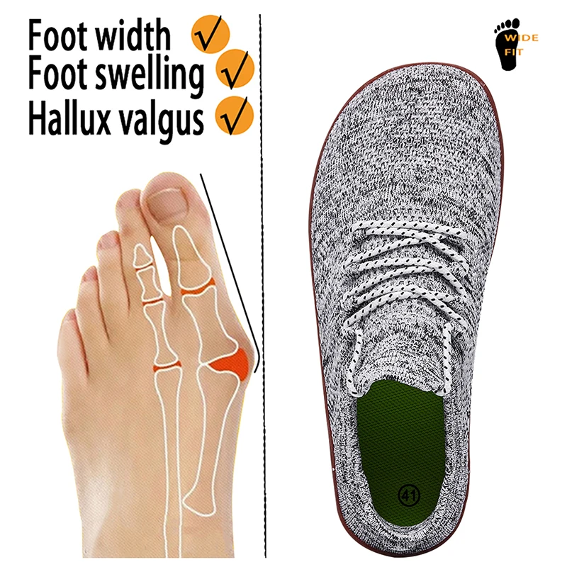 Minimalistische Barfußschuhe, Unisex, leicht, atmungsaktiv, Nullsohlen, breite Zehen, Herren-Laufschuhe, Outdoor, lässige Wanderschuhe – Detail 6