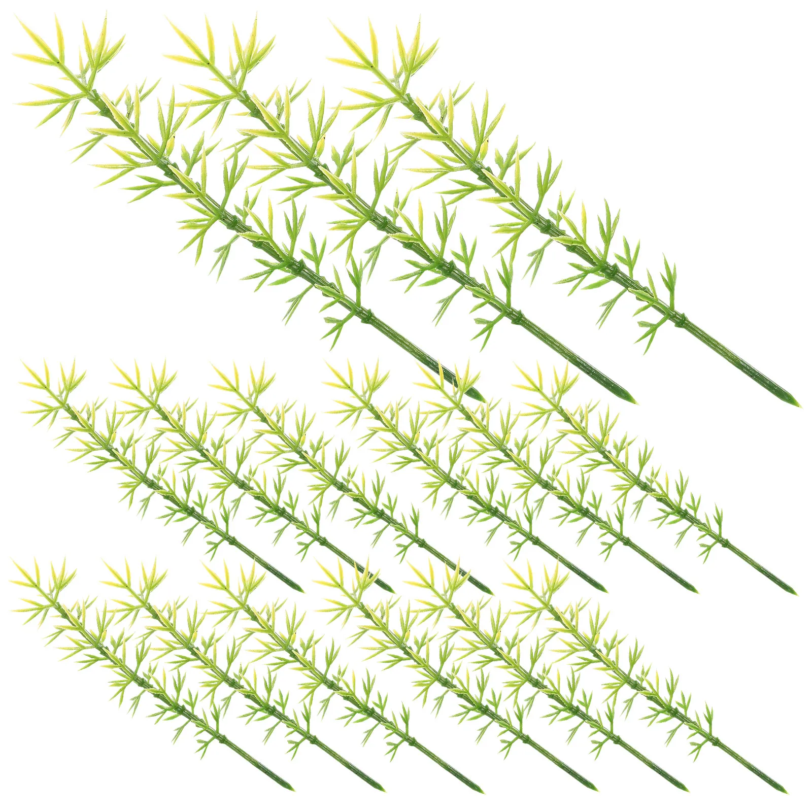 100Pcs Plastic Bamboo Trees :200 Scale Landscape Decoration Enhances Realism for Diorama Park Train Truck Scenery