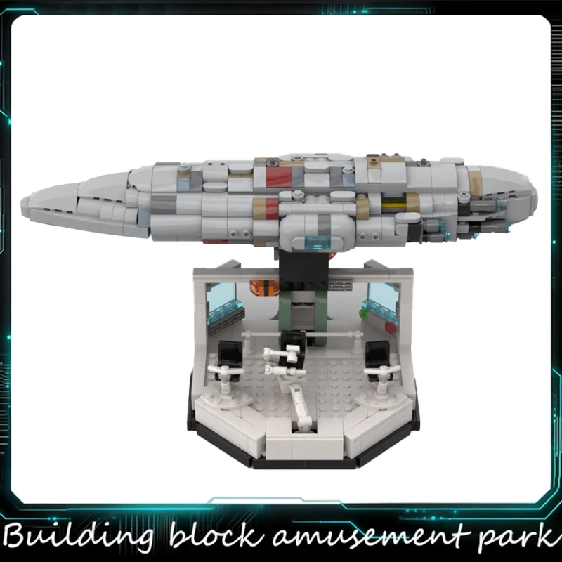 

Конструктор MOC Star Battle Series: Модифицированные межзвездные корабли среднего масштаба с кронштейнами, технологичная модель, креативная игрушка-подарок