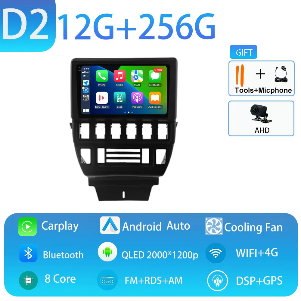 Voor LADA Niva 1993-2020 Android 15 Auto Speler Centrale GPS Navigatie Multimedia Draadloze Carplay Stereo Scherm 4G BT Head Unit - afbeelding 1