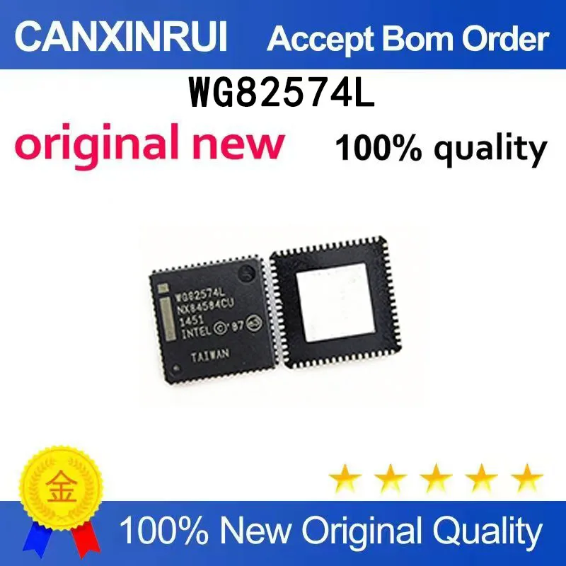 (5-100 pieces)WG82574L 82574L QFN64 network card chip, brand new in stock chip