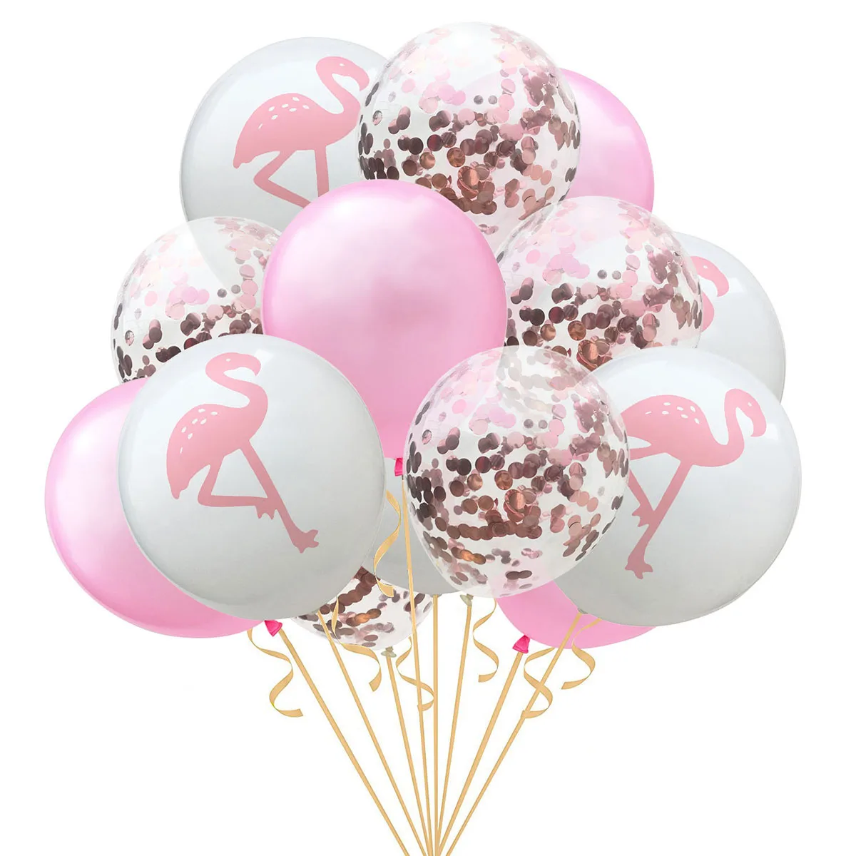 

3pcs Party Decoration Balloons Hawaii Flamingo Pineapple Tropical Leaf Rose Gold High Quality Safe Non Toxic Perfect Halloween