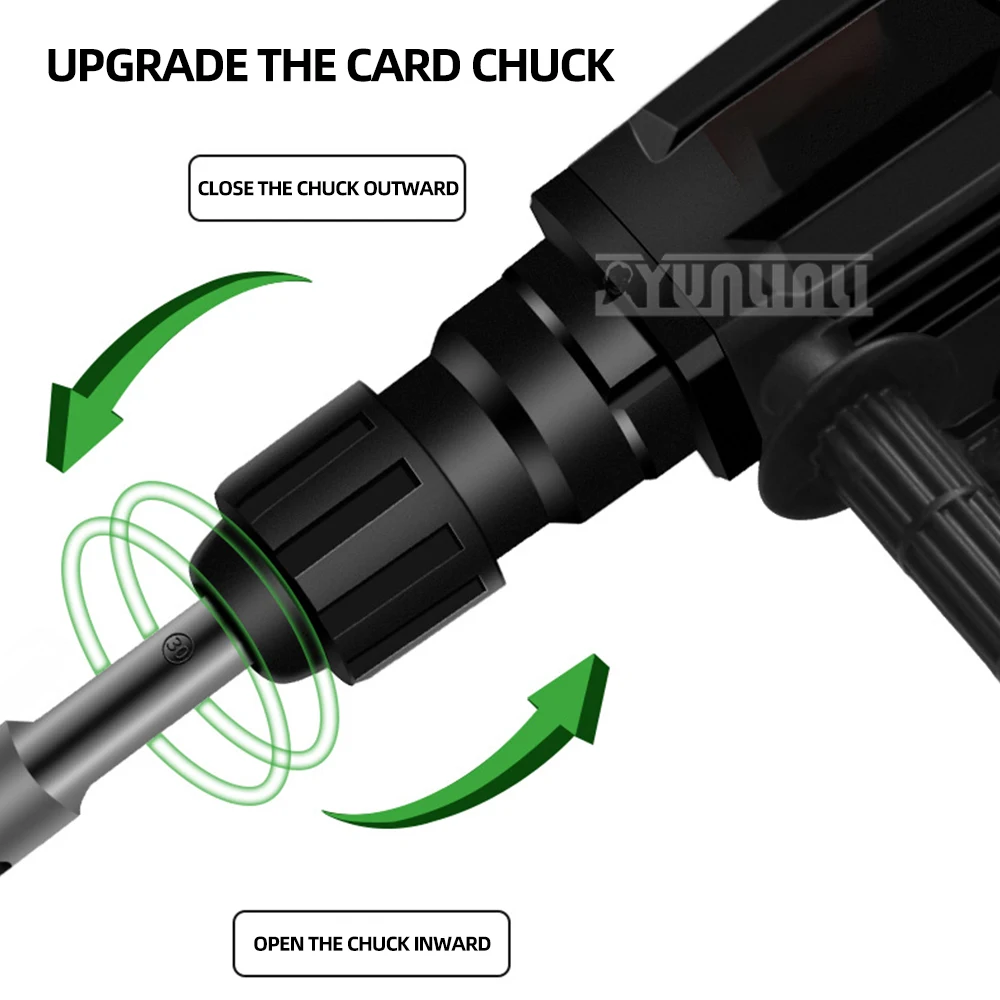 Gasoline hammer pick dual-purpose machine impact drill concrete crushing electric hammer electric pick gasoline drilling machine