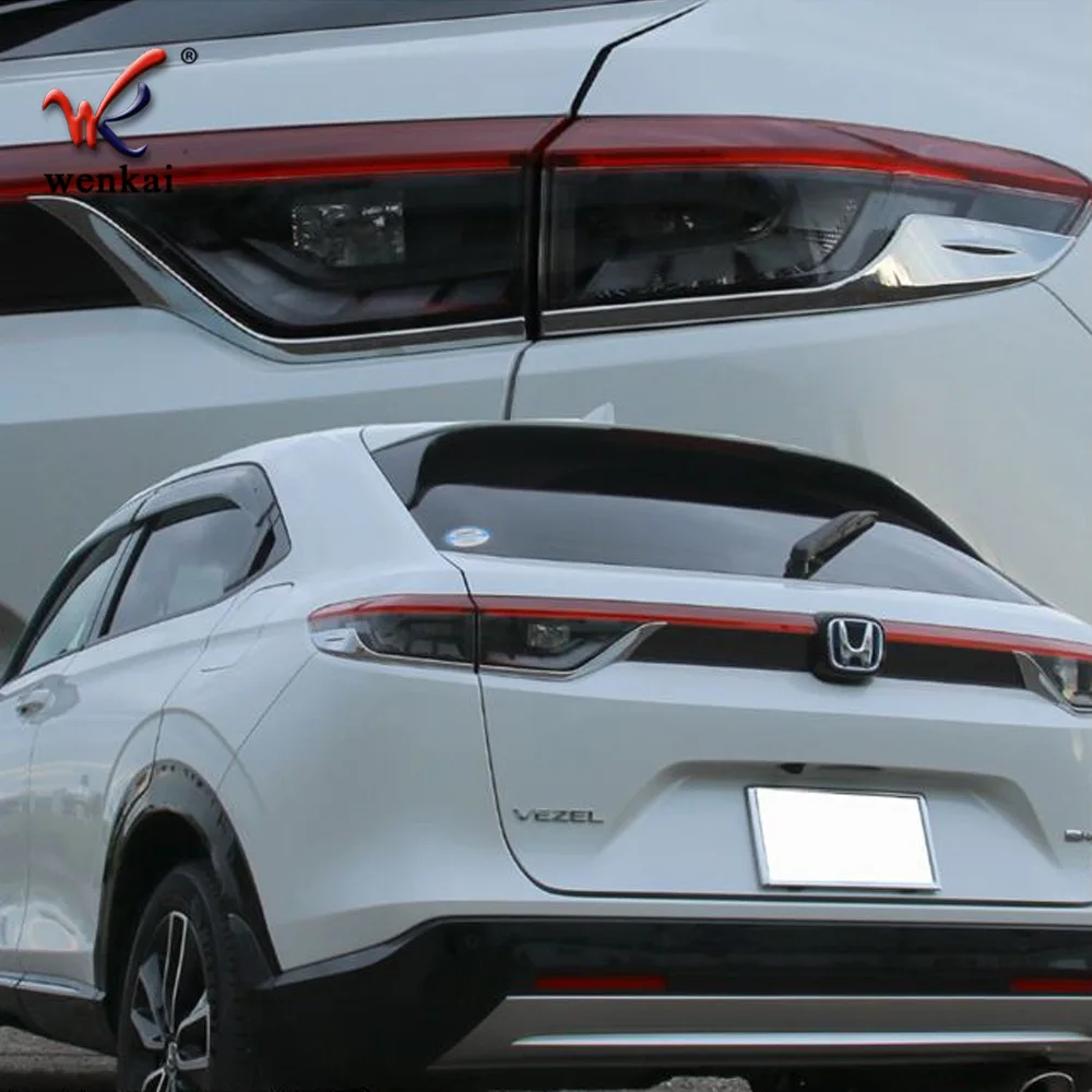 

For 2022 Honda HRV Accessories Rear Taillight Chrome Decoration Eyebrow Trim Upgrade Kit
