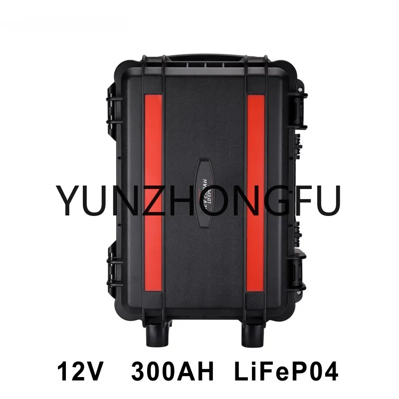 12V 200AH lifepo4 battery pack Solar cell 300ah Power bank 320AH Rechargeable battery Camping with BMS Trolley case battery