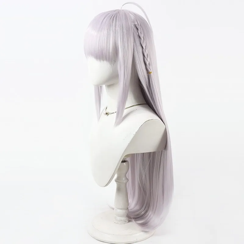 Mignon The Lily of True Love is Stained Red Honjo Manami Cosplay Perücke Hellviolett Simulierte Kopfhaut Lose