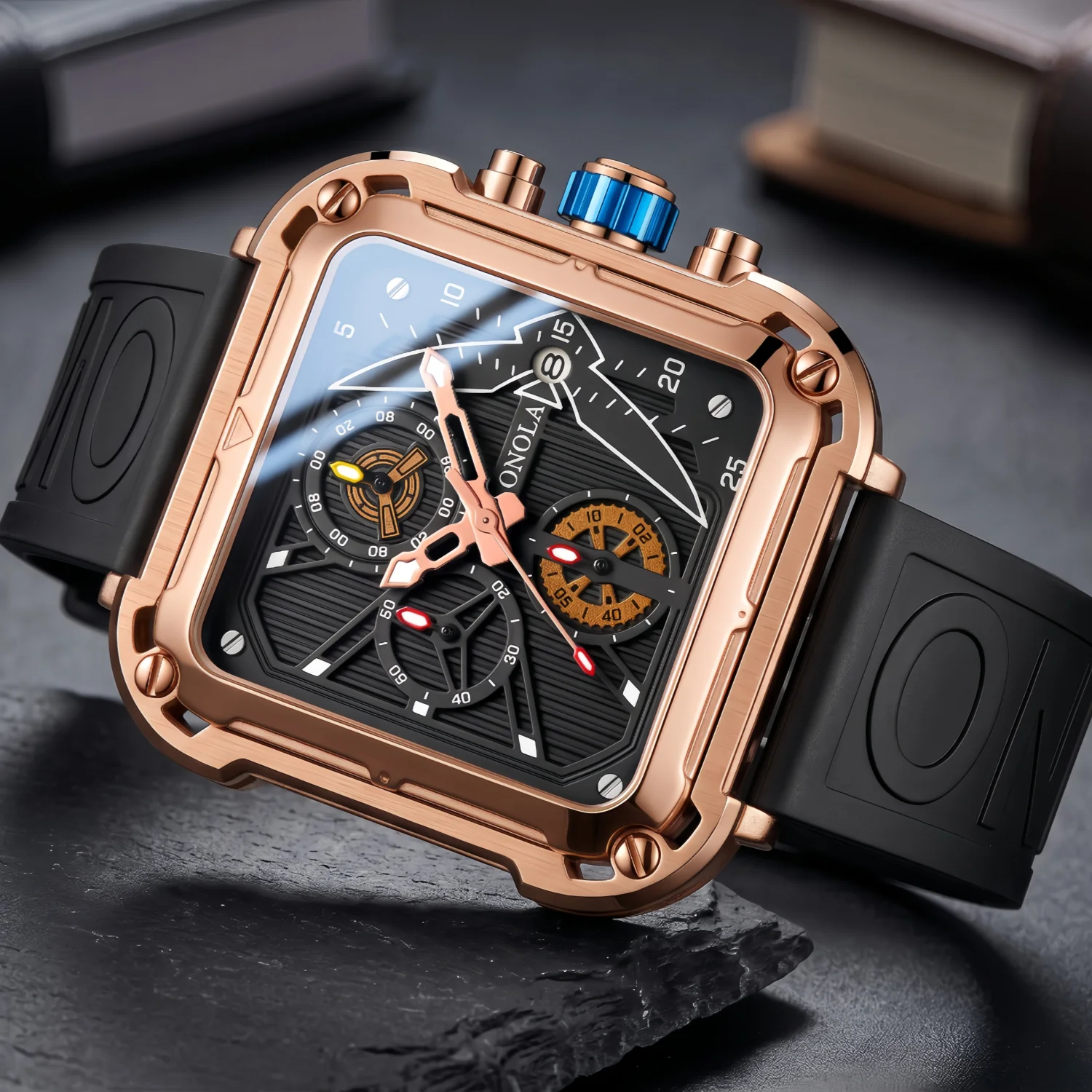ساعة رجالية موضة العلامة التجا - مراجعة Luxury Watch Unique وسعره