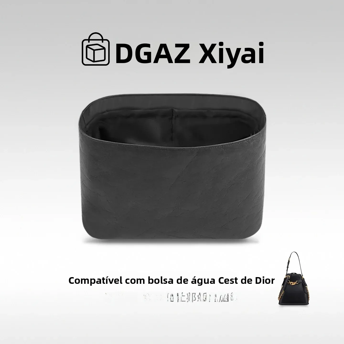 sac-seau-dgaz-xiyaa-orange-light-compatible-de-petite-a-moyenne-taille-avec-interieur-en-papier-dupont-de-la-meme-couleur-noir