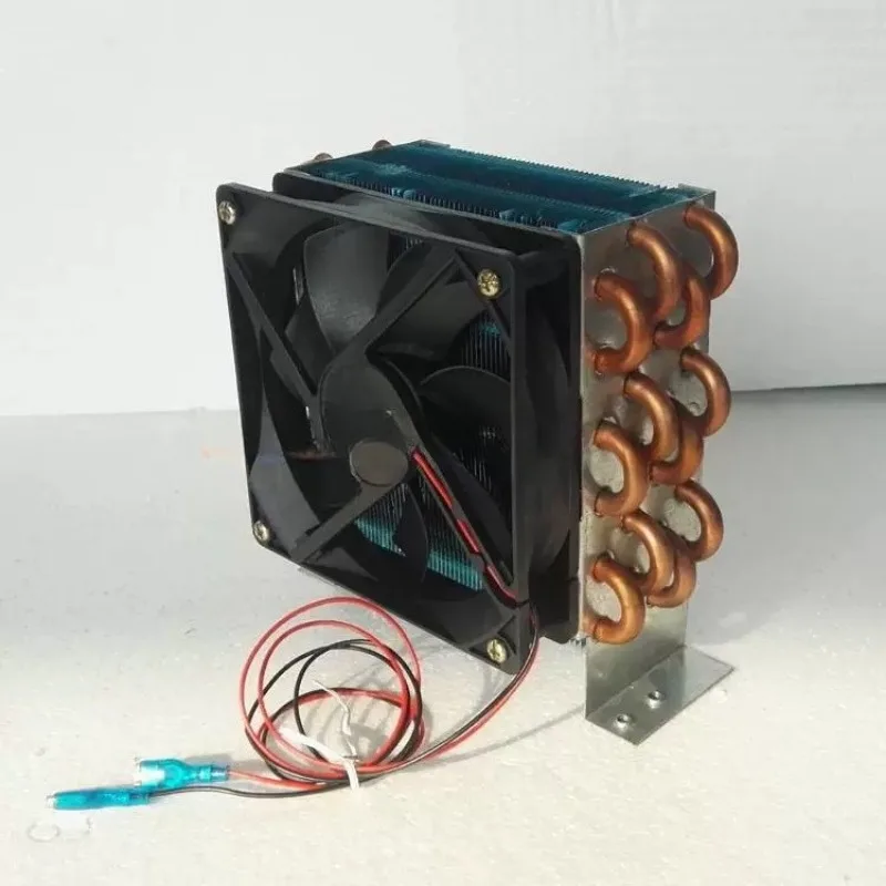for Copper Tube Finned Air Cooled Radiator Mini Condenser 120 Single Fan Evaporator CP4x6x120