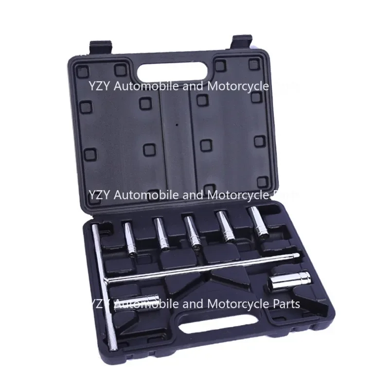 9-Piece Set Of T-Shaped Socket Wrenches Hardware Tool Maintenance Wrench Metric Combination