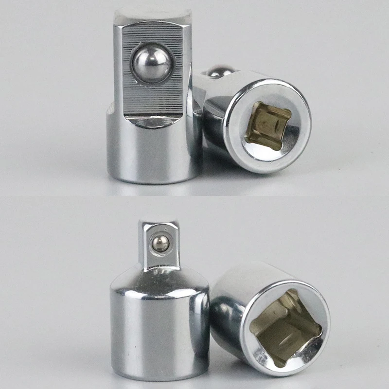 

1/4" 3/8" 1/2" Ratchet Wrench Socket Converter Sleeve Head Adapter Chrome Vanadium Sleeve Drive Wrench Transform Joint