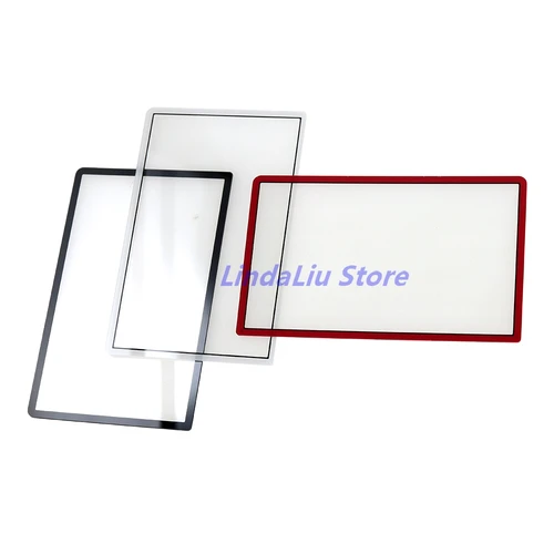 Imagen 2 del producto 10 unids/lote lente de pantalla superior de plástico marco de pantalla LCD frontal cubierta de lente para nuevo 3dsxl 3DSLL para 3DS XL LL