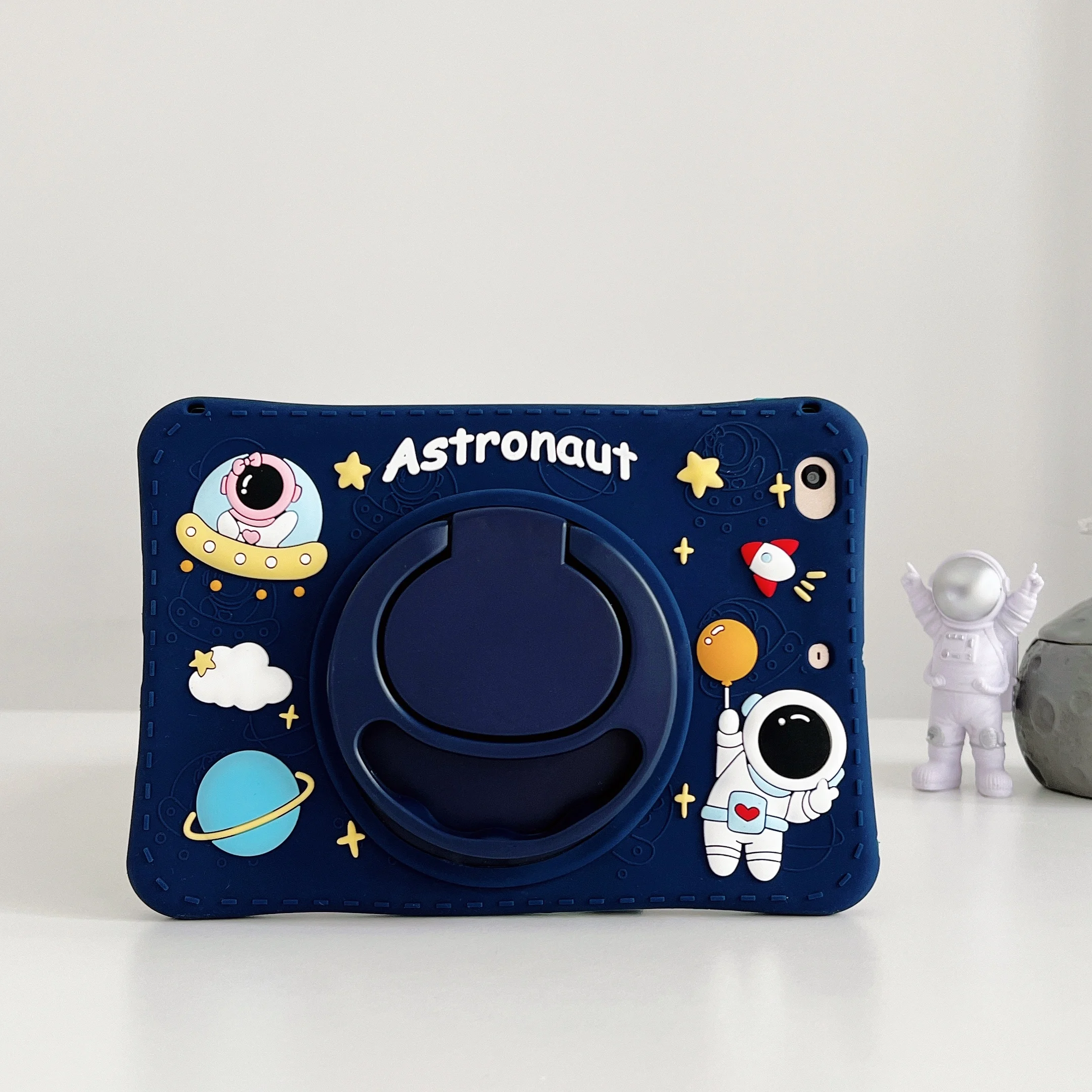 Kids Astronaut Stand Tablet Case For Samsung Galaxy Tab A8 10.5 SM-X200 X205 S6 A7 10.4 SM-T500 T507 Lite 8.7 T220 T225 P610