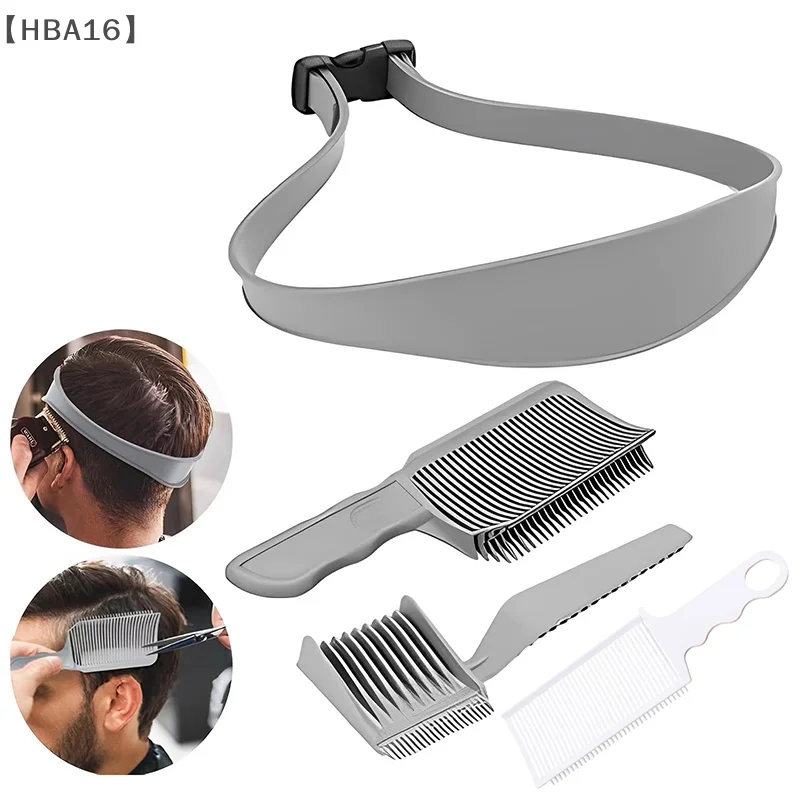 DIY Home Hair Trimming Haircuts Curved Headband Barber Fade Combs Set Hair Cutting Tool For Gradient Hairstyle Shaving Template